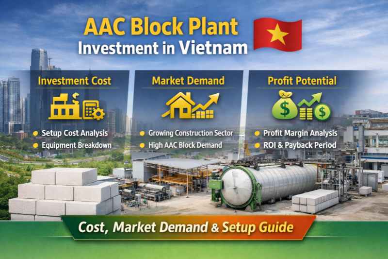 AAC Block Plant Investment in Vietnam